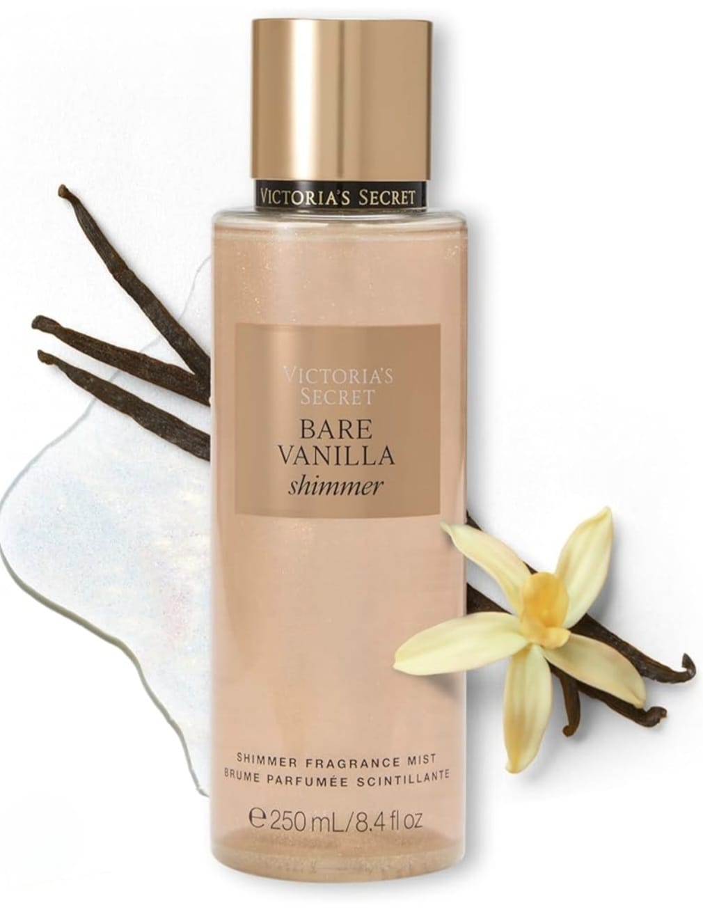 Spray De Corp - Victoria’s Secret Bare Vanilla Shimmer – 250 ML - imagine 3
