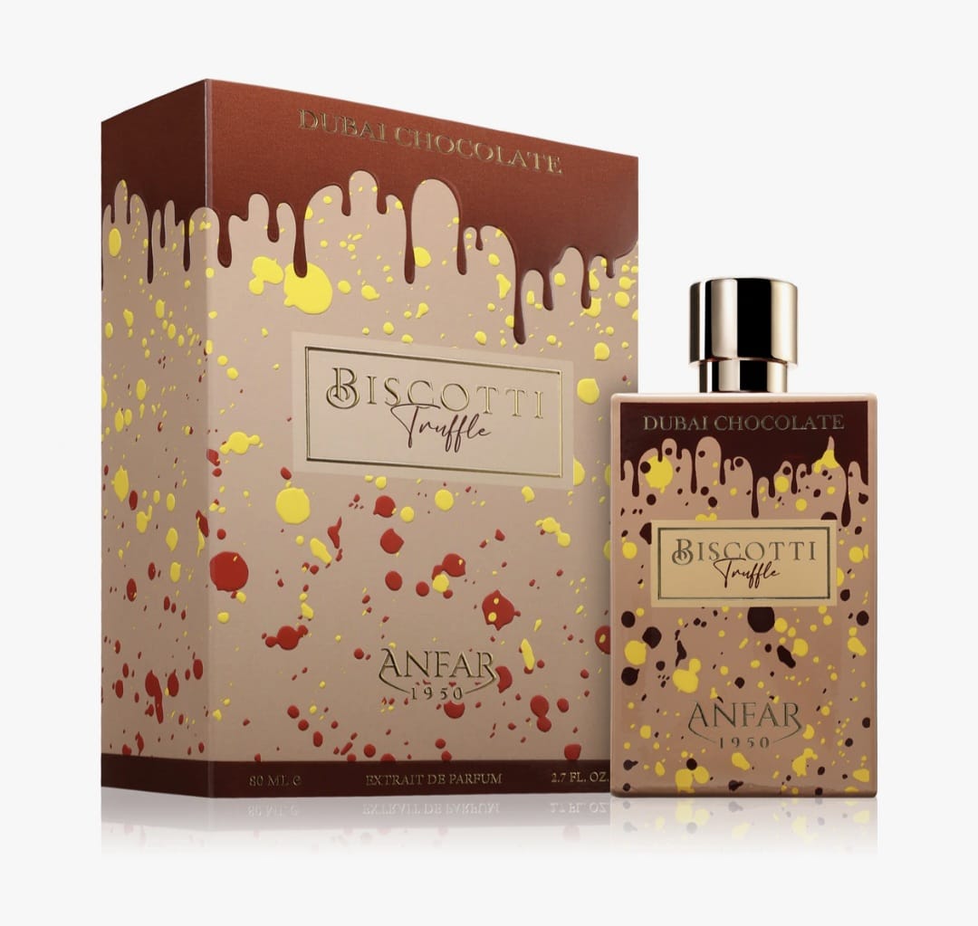 Anfar 1950 Dubai Chocolate - Biscotti Truffle - Extrait De Parfum - 80 ML